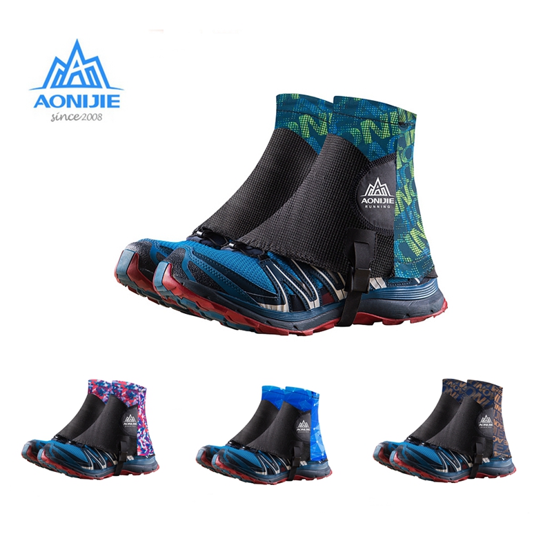 Trail Running Gaiter - Aonijie-屋外,キャンプ,ハイキング,砂,石,e940用の保護ラップ