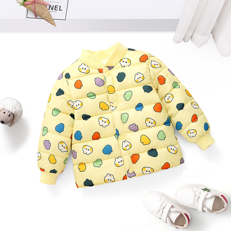 Running Gear Kids - 男の子用冬用厚手暖かいコットンジャケット、女の子用子供用ベースボールコットンコート、ベビーカジュアルレイヤリングトップ、キッズキャンパススポーツジャケット