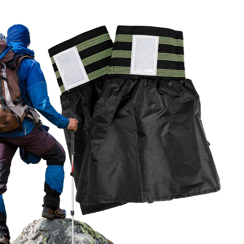 Trail Running Gaiter - 男性用の調節可能なレッグゲートル、低防水トレイルブーツ、拡張スノーゲーター、通気性のあるハイキングブーツ、サイクリングやハイキングに最適