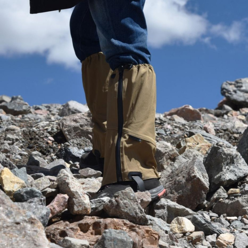 Trail Running Gaiter - 超軽量で通気性に優れた、トレイルランニング用のゲイター。ハイキングや登山にも最適。防風機能付きで、砂の侵入を防ぎます。