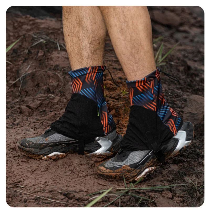Trail Running Gaiter - MAP BROTHER アウトドア F1001 ハイランニングトレイルゲートル保護防砂靴カバートライアスロンマラソンハイキング反射