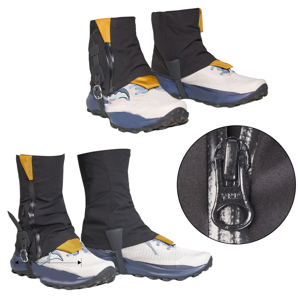 Trail Running Gaiter - トレイルランニング用防風ゲイター、ハイアンクルゲイター、着脱が簡単、ゴミの侵入を防ぐ設計、砂よけ機能付き