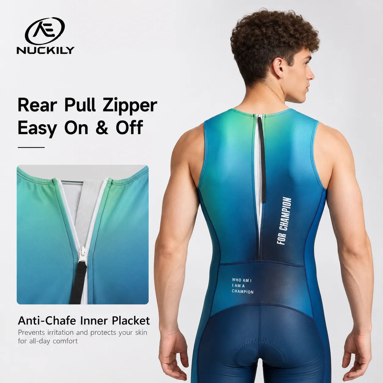 NUCKILY トライアスロンスーツ ノースリーブ ユース  - Running Gear Youth のレビューと価格