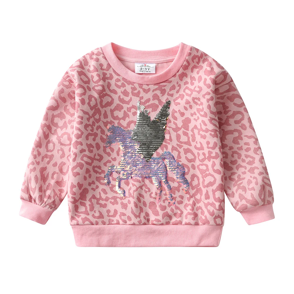 Vikita-女の子のヒョウ柄の服セット,スウェットシャツと - Running Gear Kids のレビューと価格