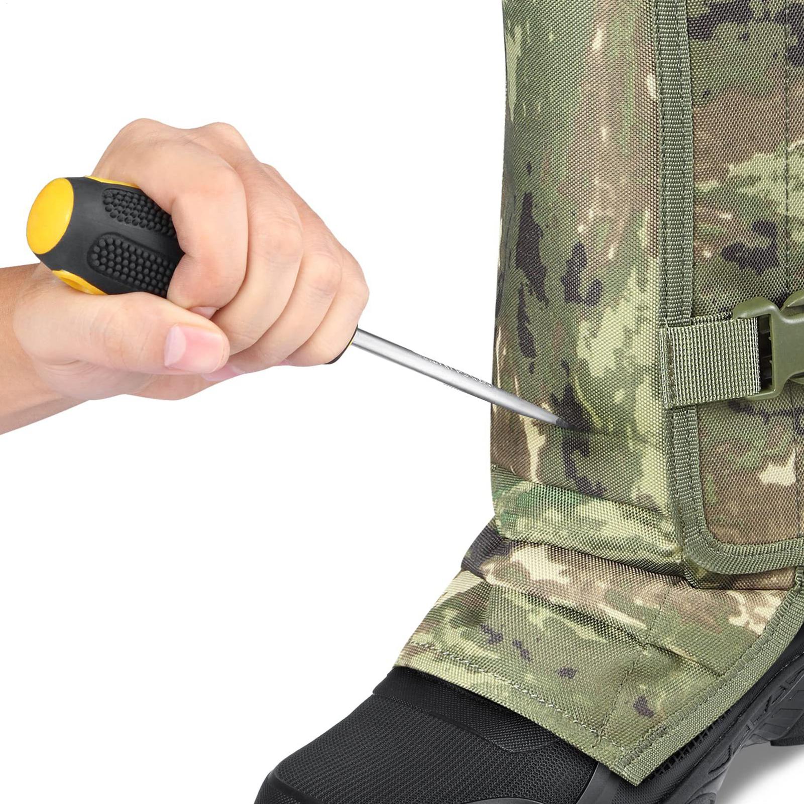 ハイキング用ゲートル 1ペア 軽量 調節可能 保護スネークガ - Trail Running Gaiter のレビューと価格