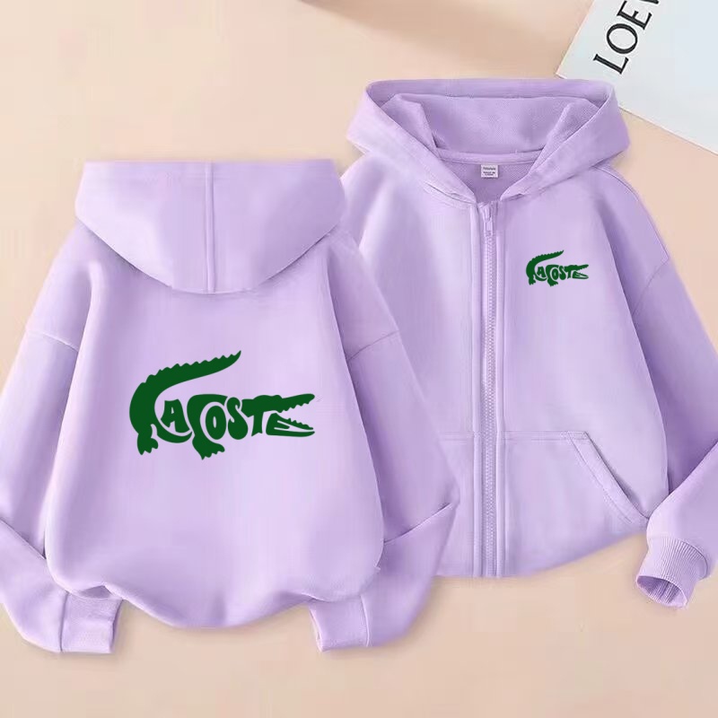 キッズ長袖カーディガンパーカー ジッパースタイルスウェットシ - Running Gear Kids のレビューと価格